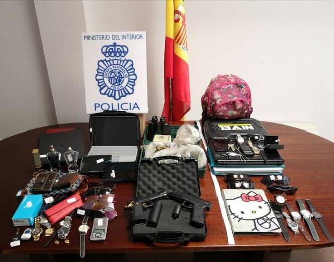 Policía robo Madrid