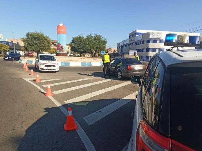 Control en Móstoles durante el segundo Estado de Alarma.