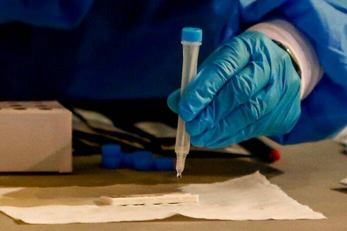 Enfermeros Madrid test antígenos