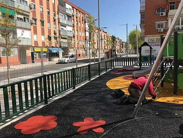 Ayuntamiento de Coslada inclusivas áreas infantiles