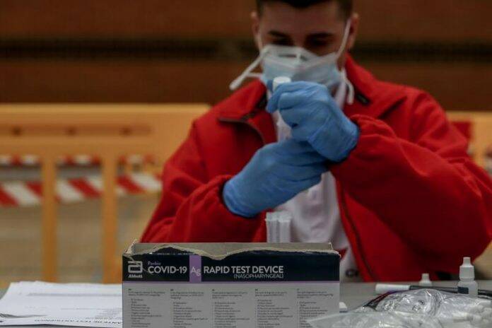 Comunidad de Madrid PCR test de antígenos