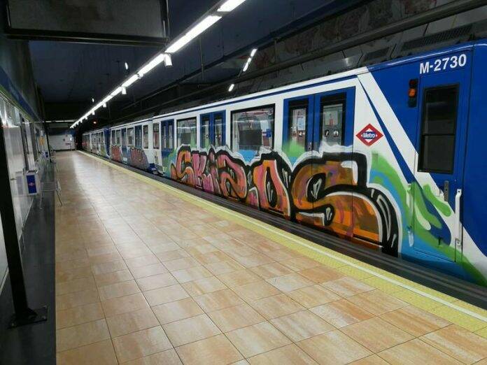 Grafitero apuñaló vigilante Metro de Madrid