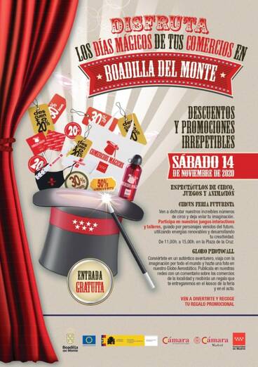 Boadilla celebra esta semana la campaña "Comercios Mágicos" 1 Boadilla celebra esta semana la campaña "Comercios Mágicos" CARTEL comerciosmagicos