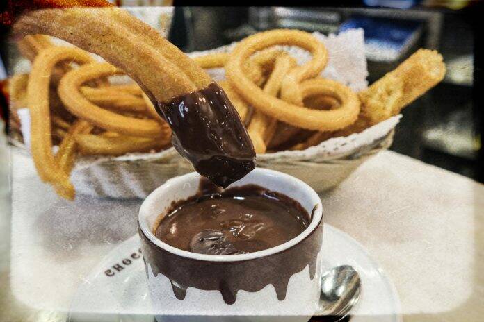 Churros con chocolate en Madrid