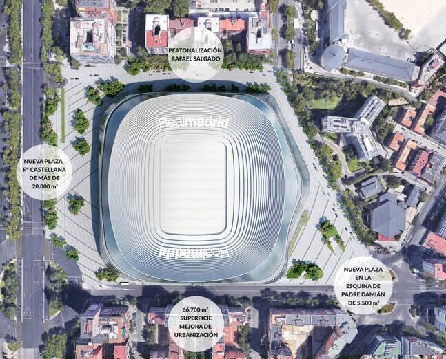 Así será el nuevo estadio Santiago Bernabéu Reforma del estadio Santiago BernabCu 02