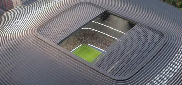 Así será el nuevo estadio Santiago Bernabéu Vista aerea 7