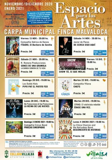 Arranca ‘Espacio para las Artes’ en Collado Villalba espacio para las artes noviembre diciembre