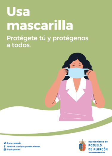 El Ayuntamiento de Pozuelo refuerza la campaña de concienciación frente al coronavirus Captura de pantalla 2021 01 28 a las 16.16.03