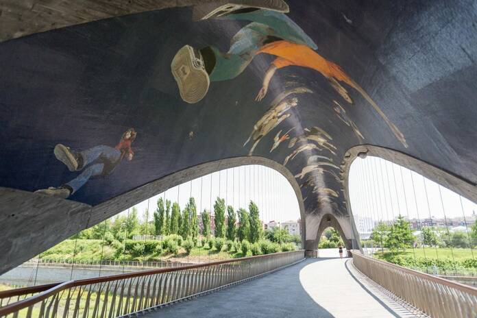 Dónde se localizan los puentes más bonitos de la capital madrileña 10 Puentes gemelos de Madrid Rio