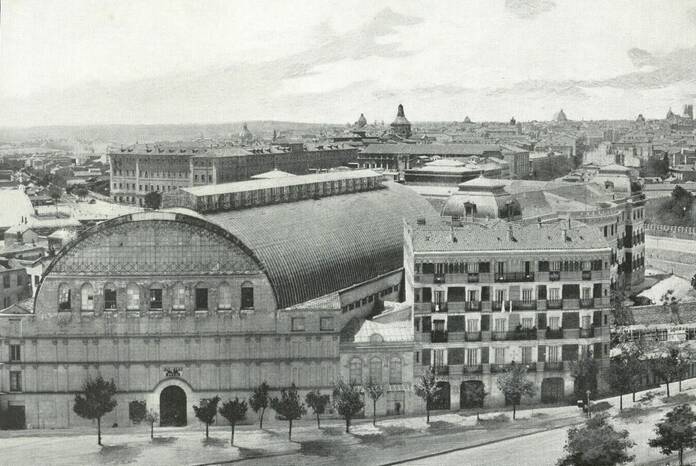 El 'Beti-Jai' y el triunfo de la Pelota Vasca en Madrid 1898 Panorama nacional Vista panoramica de Madrid Company cropped