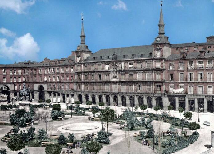 Los tres incendios que devoraron la Plaza Mayor 445bafbcaec78f517e3b32a3be5b9620