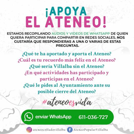 Cerrado cautelarmente el Ateneo Popular de Collado Villalba VideoYAudiosAteneo