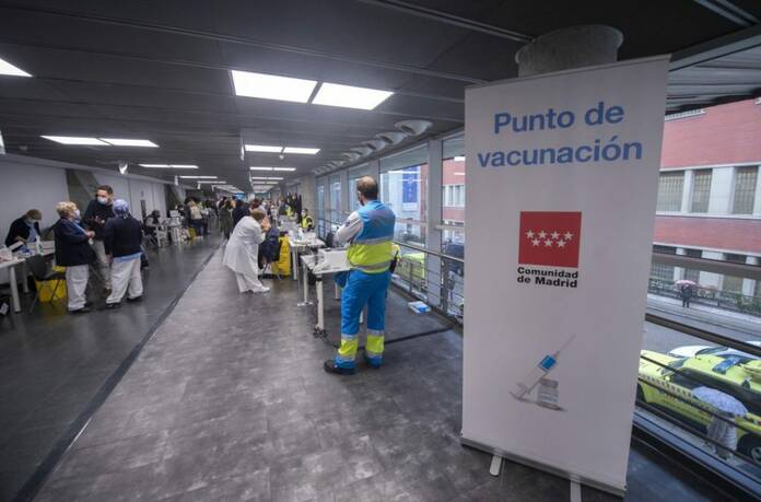 Madrid alcanza los seis millones de vacunas contra el coronavirus WIZINK