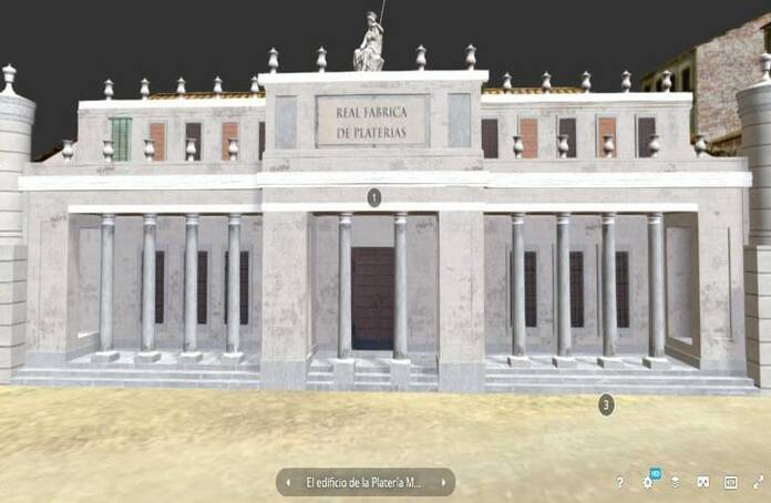 La Real Fábrica Platerías Martínez: una de las joyas desaparecidas de Madrid listado Recreacion fachada 1