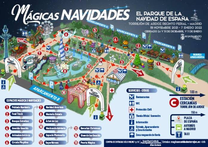 El Parque de la Navidad más grande de España abrirá en Torrejón el 19 de noviembre Plano Magicas Navidades 2021 0 1