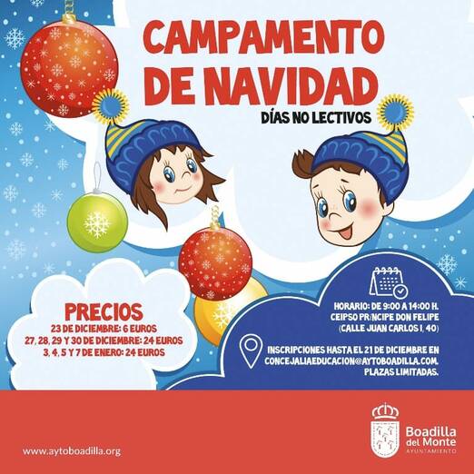 Campamentos en Boadilla para estas navidades campamentos navidad boadilla 2021
