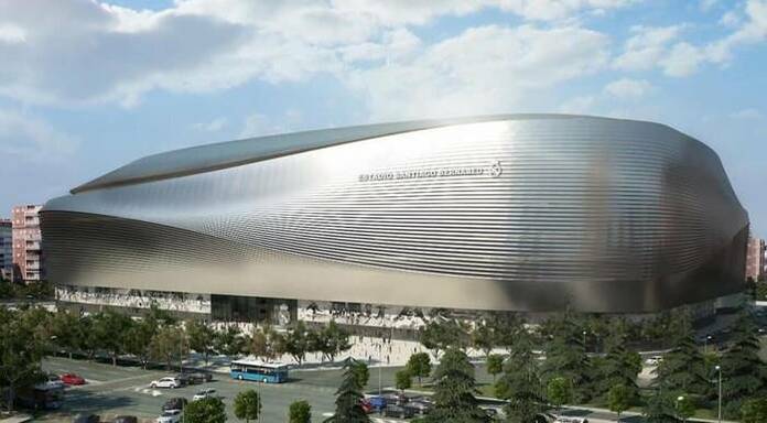 El Bernabéu podría recuperar su emblemática pasarela al Palacio de Congresos EuropaPress 3415687 recreacion nuevo estadio santiago bernabeu 1