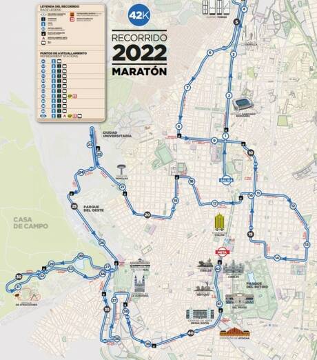 Madrid se pone las zapatillas: La gran Maratón paraliza el servicio de la EMT maraton de madrid 2022