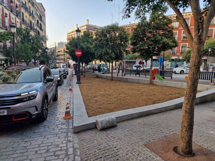 El huerto de Lavapiés ha sido desmantelado por el Ayuntamiento de Madrid