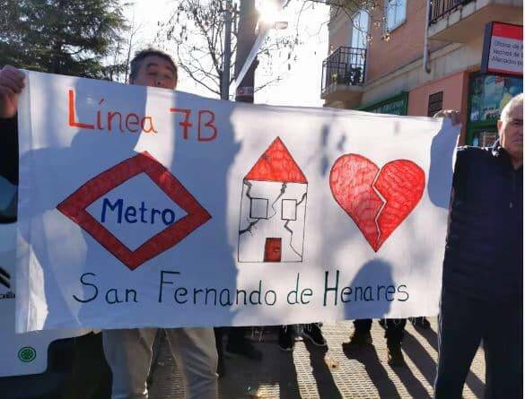 Afectados por las obras de Metro en San Fernando de Henares
