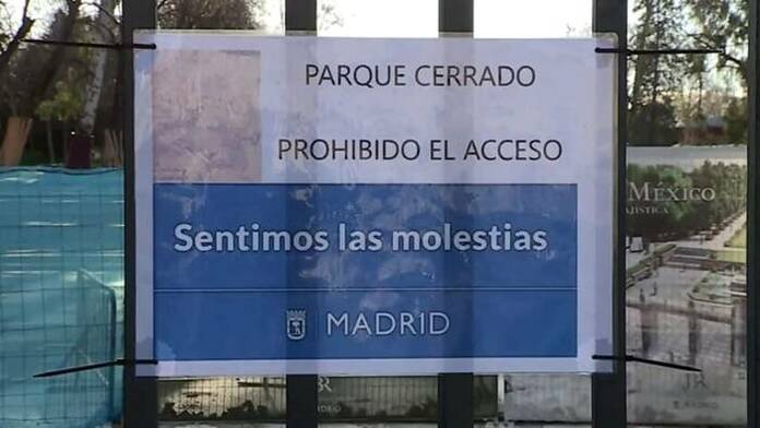 El Retiro y otros 8 parques cerrados por alerta naranja 2 Parque El Retiro