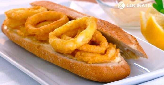 Bocadillos de calamares de Madrid