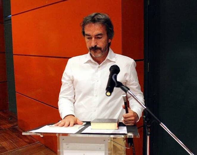 Primera moción de censura al PSOE en Torrelaguna Alcalde de Torrelaguna Eduardo Burgos 20230617 2