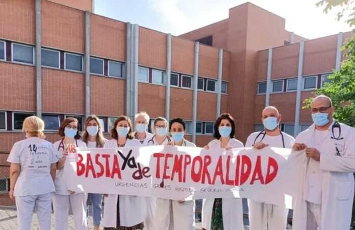 Médicos en la CAM: 2.719 sanitarios sin plaza Medicos Severo Ochoa huelga