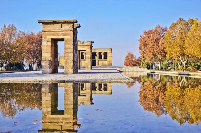 Templo de Debod: Un rincón egipcio con atardeceres de ensueño en Madrid Templo de Debod en Madrid 3