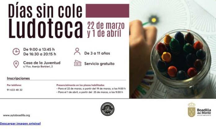 Boadilla del Monte apuesta por la conciliación por Semana Santa 1 La ludoteca de Boadilla del Monte para fomentar la conciliación familiar